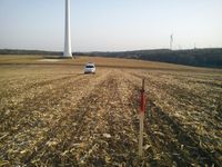 Absteckung geotechnische Bohrungen Windpark Paasdorf-Lanzendorf 2018