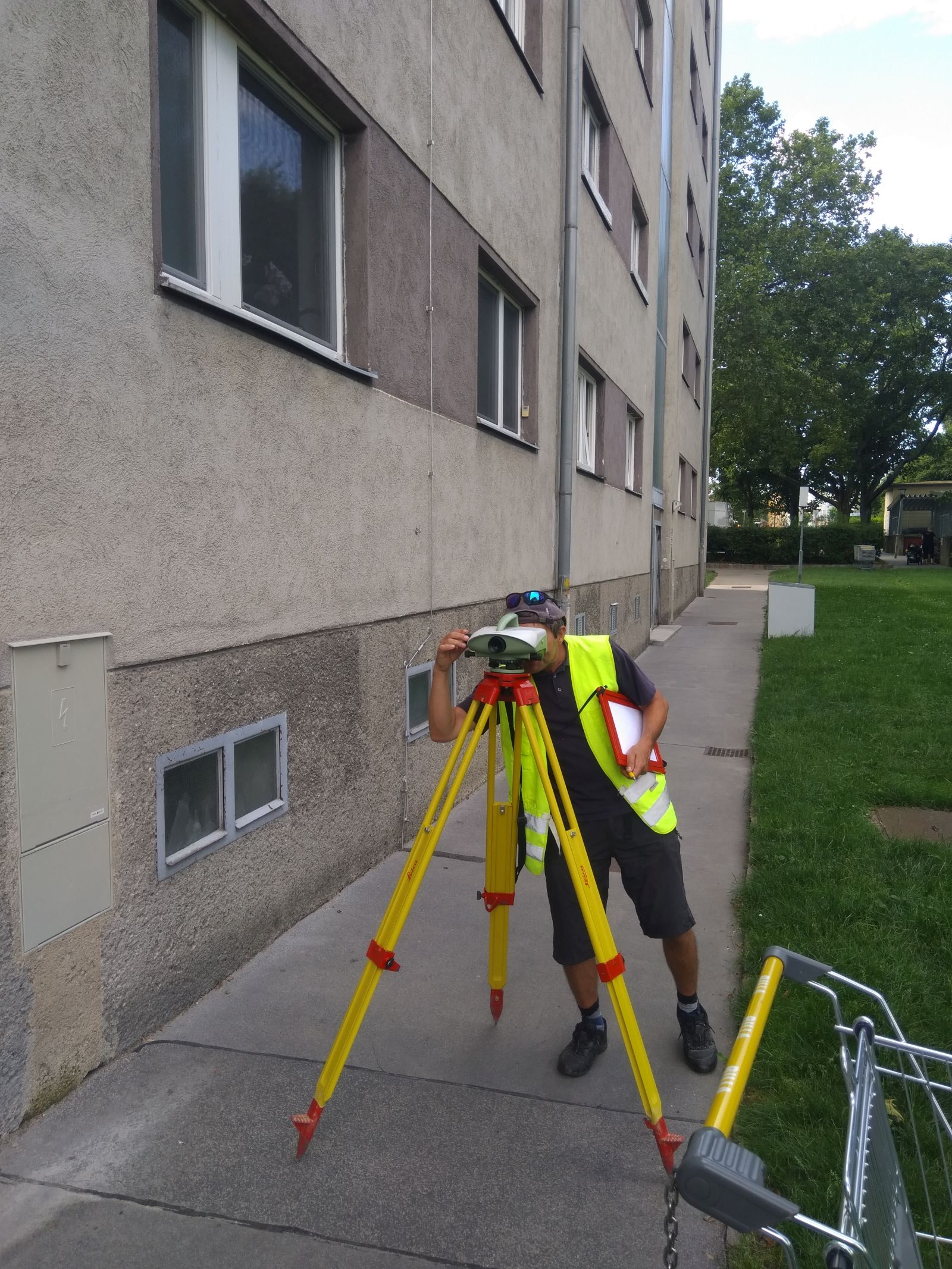 Setzungsmessung Neubau